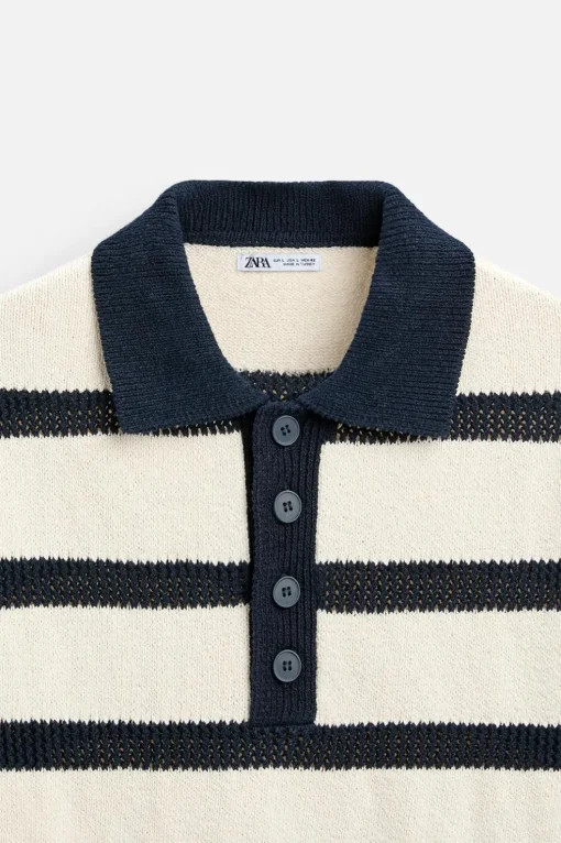 POLO PUNTO JACQUARD RAYAS