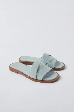 SANDALIA PLANA DENIM