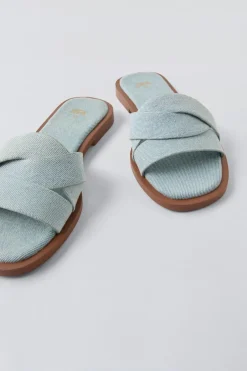 SANDALIA PLANA DENIM