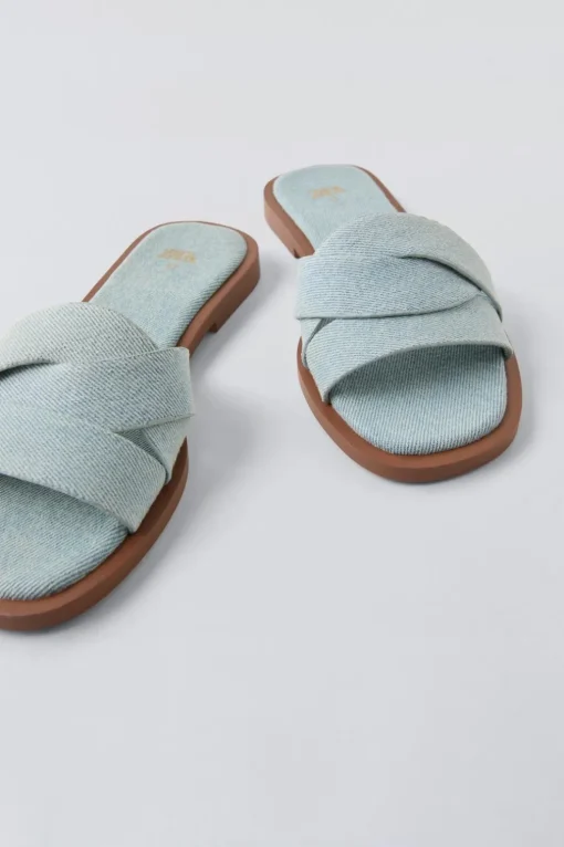SANDALIA PLANA DENIM