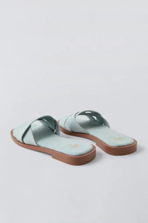 SANDALIA PLANA DENIM