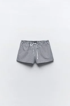 SHORTS CUADRO VICHY LAZO