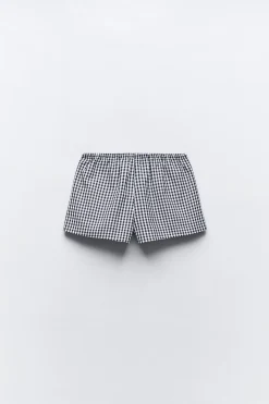 SHORTS CUADRO VICHY LAZO