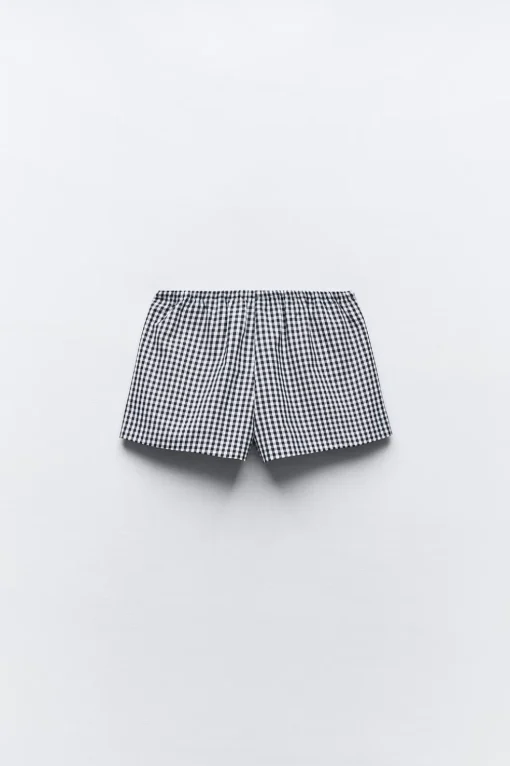 SHORTS CUADRO VICHY LAZO
