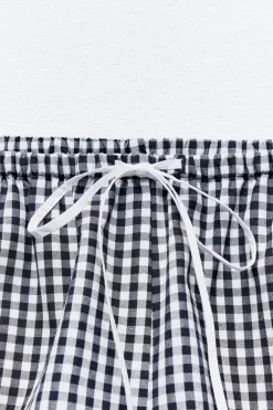 SHORTS CUADRO VICHY LAZO
