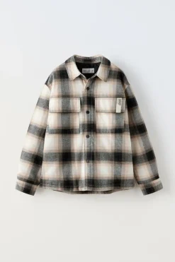 SOBRECAMISA ACOLCHADA CUADROS CAPUCHA