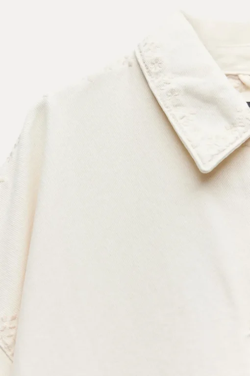 SOBRECAMISA BOLSILLOS BORDADOS ZW COLLECTION