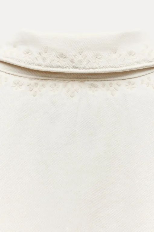 SOBRECAMISA BOLSILLOS BORDADOS ZW COLLECTION