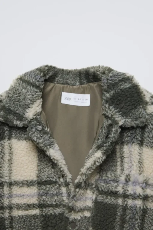 SOBRECAMISA BORREGUILLO CUADROS