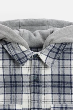 SOBRECAMISA CAPUCHA COMBINADA
