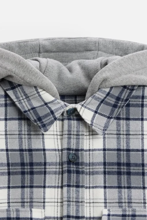 SOBRECAMISA CAPUCHA COMBINADA