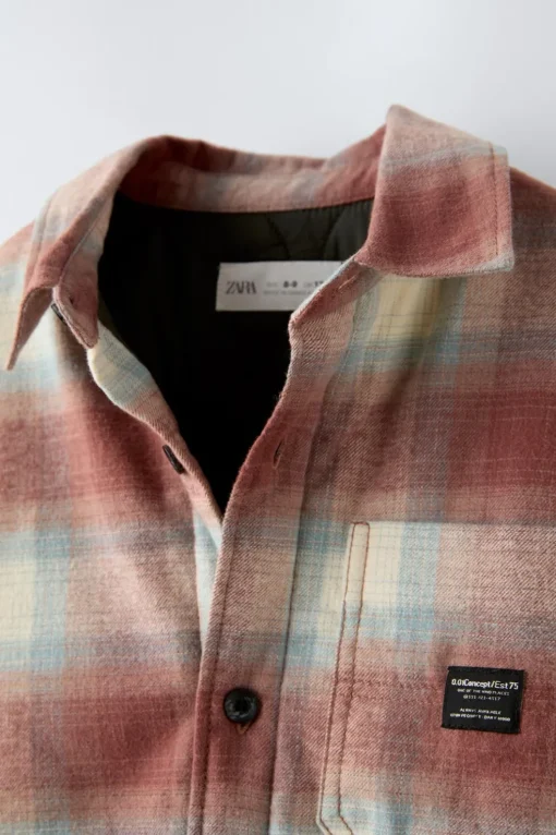 SOBRECAMISA CUADROS ACOLCHADA