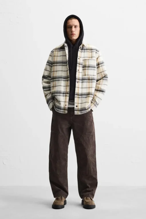 SOBRECAMISA CUADROS COMBINADA
