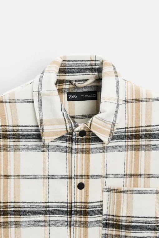 SOBRECAMISA CUADROS COMBINADA