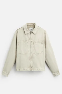 SOBRECAMISA DENIM CROPPED FIT