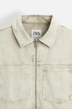 SOBRECAMISA DENIM CROPPED FIT