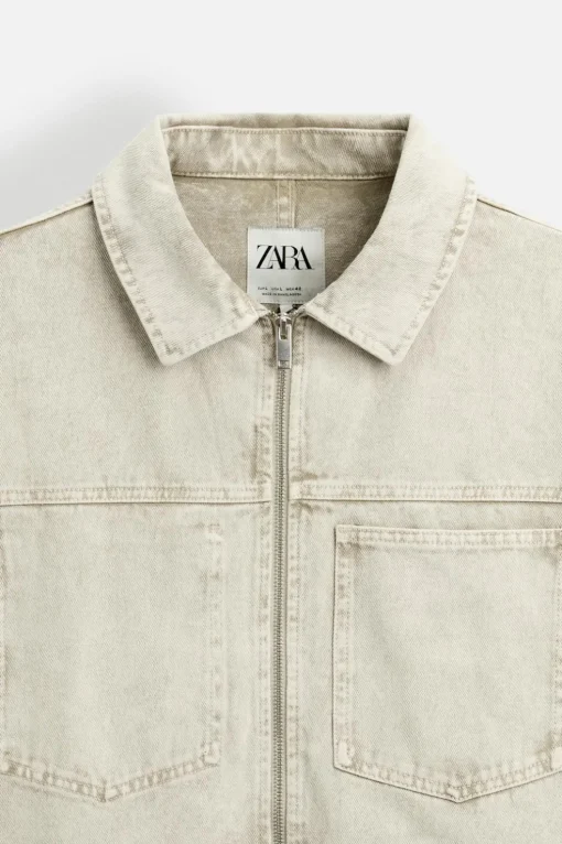 SOBRECAMISA DENIM CROPPED FIT