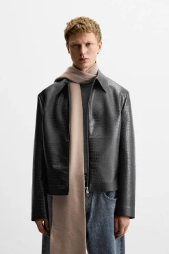 SOBRECAMISA EFECTO PIEL GRABADA
