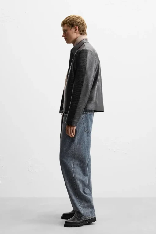 SOBRECAMISA EFECTO PIEL GRABADA