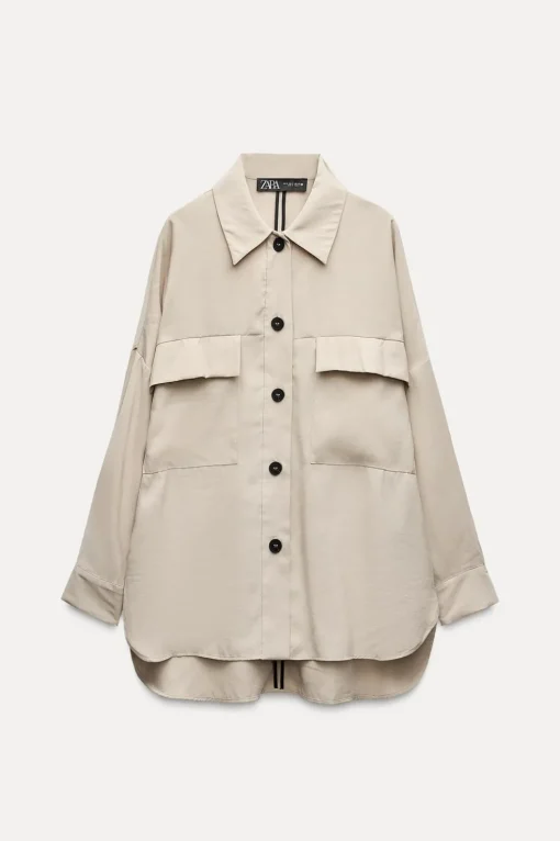 SOBRECAMISA FLUIDA BOLSILLOS