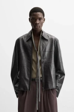 SOBRECAMISA PIEL GRABADA