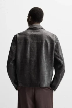 SOBRECAMISA PIEL GRABADA