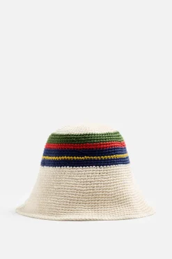 SOMBRERO CROCHET BANDAS