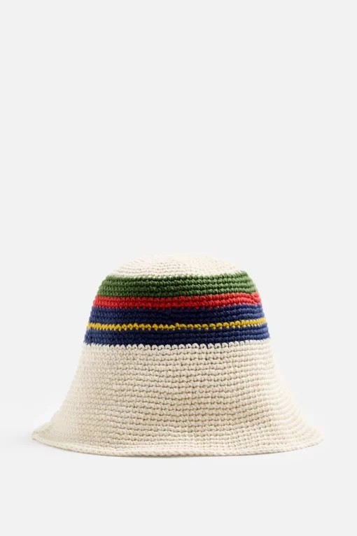 SOMBRERO CROCHET BANDAS