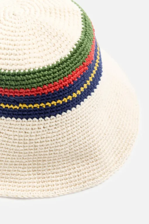 SOMBRERO CROCHET BANDAS