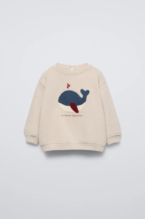 SUDADERA BALLENA RIZO