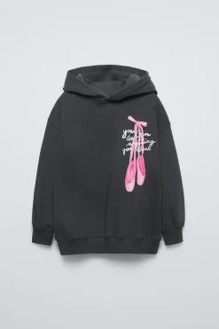 SUDADERA CAPUCHA BALLET OVERSIZE FIT
