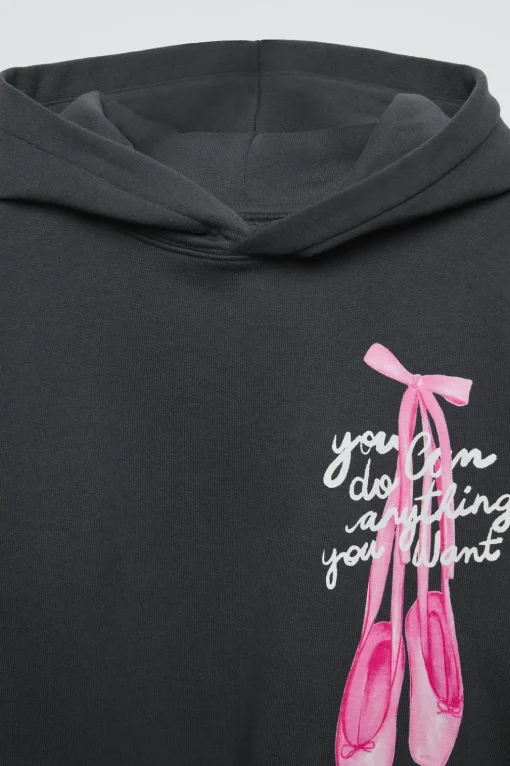 SUDADERA CAPUCHA BALLET OVERSIZE FIT