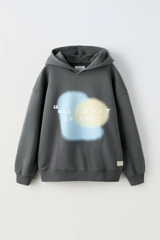 SUDADERA CAPUCHA EFECTO LAVADO