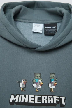 SUDADERA CAPUCHA MINECRAFT © MOJANG AB. ™