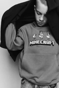 SUDADERA CAPUCHA MINECRAFT © MOJANG AB. ™