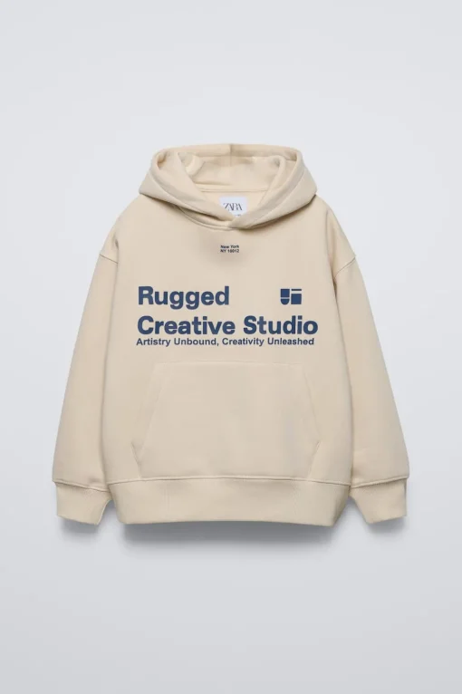 SUDADERA CAPUCHA TEXTO