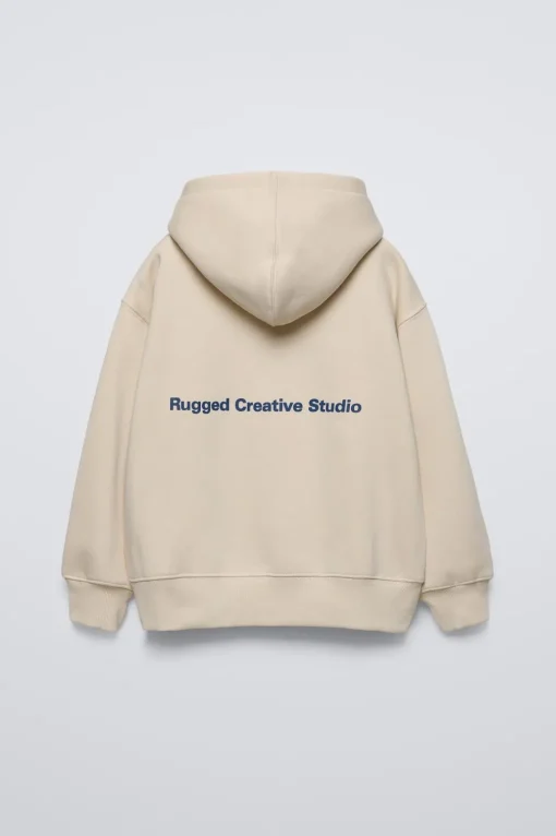 SUDADERA CAPUCHA TEXTO