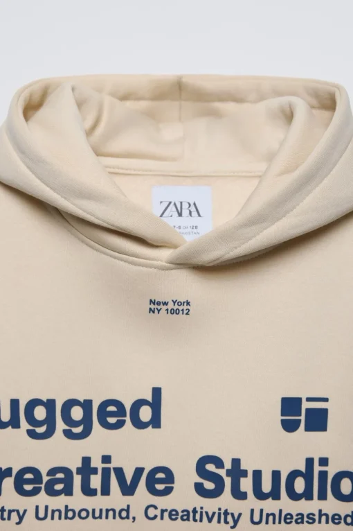 SUDADERA CAPUCHA TEXTO