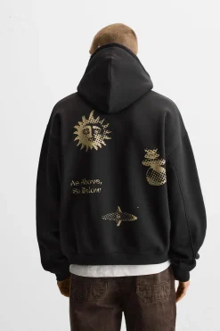 SUDADERA CAPUCHA X ALL CAPS STUDIO