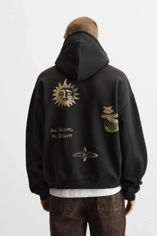 SUDADERA CAPUCHA X ALL CAPS STUDIO
