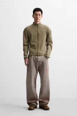 SUDADERA CREMALLERA LAVADA