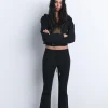 SUDADERA CROP INTERLOCK