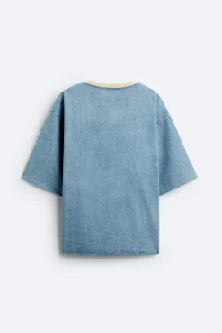SUDADERA DENIM LAVADO
