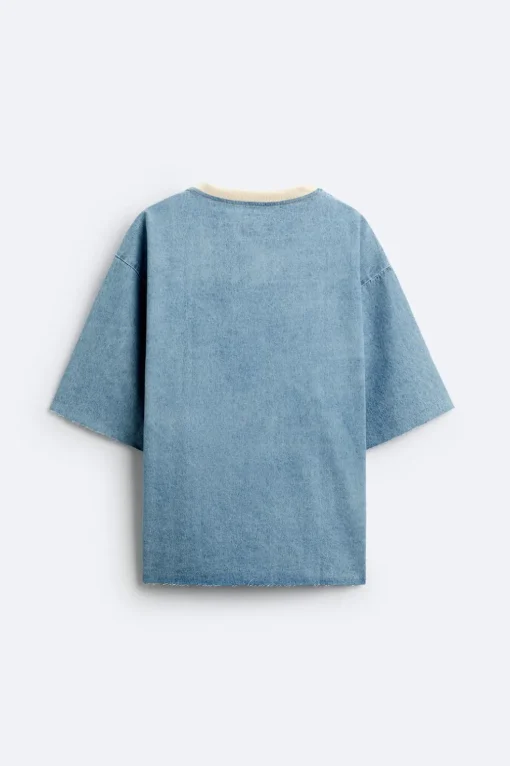 SUDADERA DENIM LAVADO