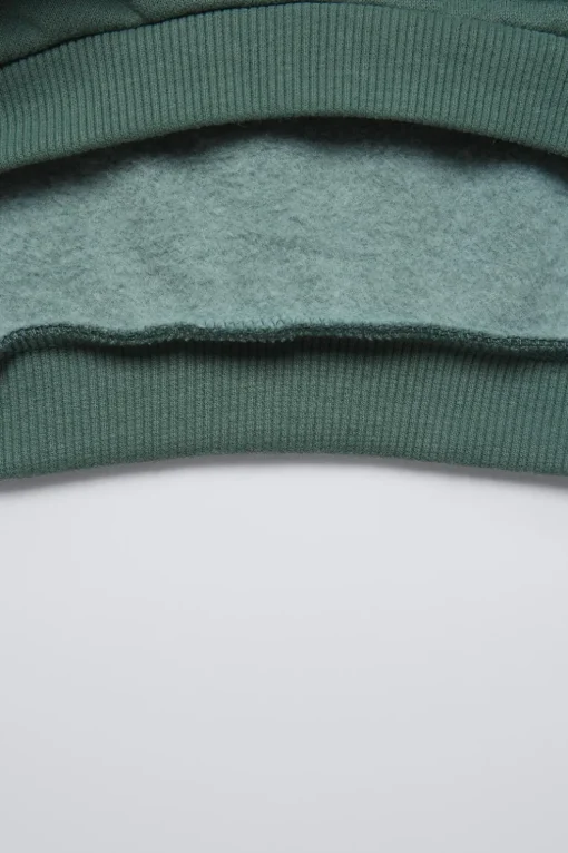 SUDADERA ESTAMPADA MONTAÑA FLOCK