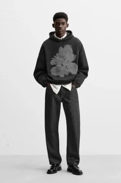 SUDADERA ESTAMPADO FLOR