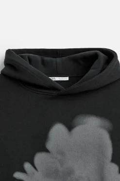 SUDADERA ESTAMPADO FLOR