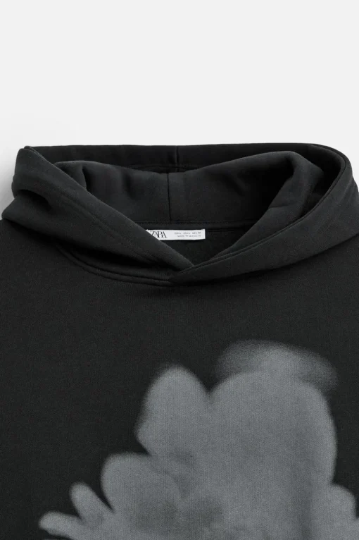 SUDADERA ESTAMPADO FLOR