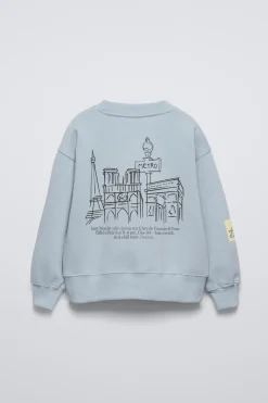 SUDADERA ESTAMPADO PARIS PERRITO