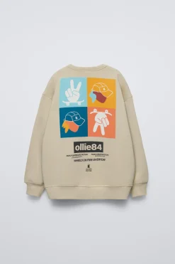 SUDADERA ESTAMPADO RELIEVE